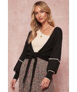 A Textured Knit Cardigan Sweater - $55.91 CAD