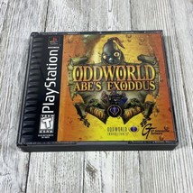 Oddworld: Abe&#39;s Exoddus (Sony PlayStation 1, 1999) Complete with Reg Card - $29.99