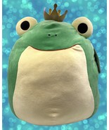 Squishmallow Baratelli Frog Prince 16&quot; XL  Squish Soft Pillow Plush Toy ... - $51.38