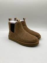 Ugg Neumel Chelsea Chestnut Boot Suede 1121644 Winter Fur Boots Men’s Sizes 8-12 - £100.12 GBP