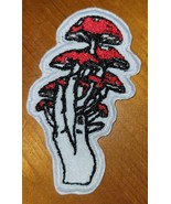 Hand With Mushrooms - Iron On/Sew On Patch 10811 - £5.87 GBP