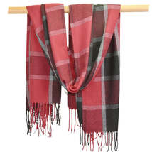 Anyyou Scarf Red Neck Wrap Plus Cashmere Soft Fluffy Feel Shawl Perfect - £19.18 GBP