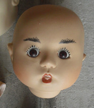 Vintage Porcelain Julien Muck 80  Asian  Boy Doll Head 3 3/4&quot; Tall - £22.87 GBP