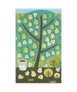 CUTE PEAR TREE FELT STICKERS Fruit Sheet Raised Fuzzy Craft Scrapbook St... - $2.49