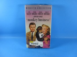 Monkey Business VHS 1992 NEW SEALED Marilyn Monroe Collection Cary Grant Comedy - £7.49 GBP
