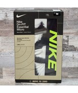 Nike Mens Dri Fit Essential Size Medium (32-34) Single Boxer Brief Black... - £13.97 GBP