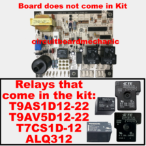 Repair Kit 62-23599-03 1068-310 ICM2909 Rheem Ruud Furnace Control Board Kit - £32.37 GBP