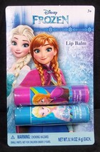 Disney Frozen Elsa &amp; Anna 2 pack flavored Lip Balm NEW - £2.36 GBP