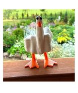 Hoxxu Funny Duck Figurine Resin Desk Garden Ornament Decorative Gift - $247.41 MXN