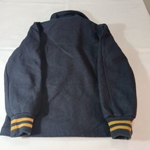 Jan Stanper Regular Women's Black Full Zip Snap Button Coat Size Medium image 2