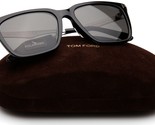 New TOM FORD Garrett TF 862-F 01D Black Sunglasses 56-17-145mm Italy Pol... - £144.11 GBP