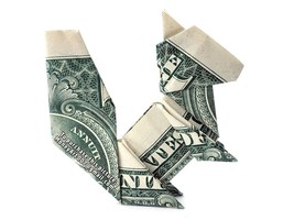 Dollar Origami SQUIRREL Made with REAL MONEY Handmade Cash Art Animal Gi... - €17,08 EUR+