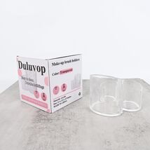 Duluvop Transparent Makeup Brush Holders Clear Vanity Organizer for Coun... - $8.99