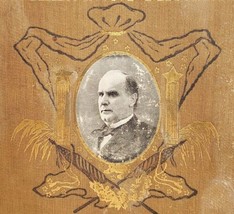 1901 William McKinley President Victorian Book Cover Craft Supply 9.5 x 7&quot; - £26.77 GBP