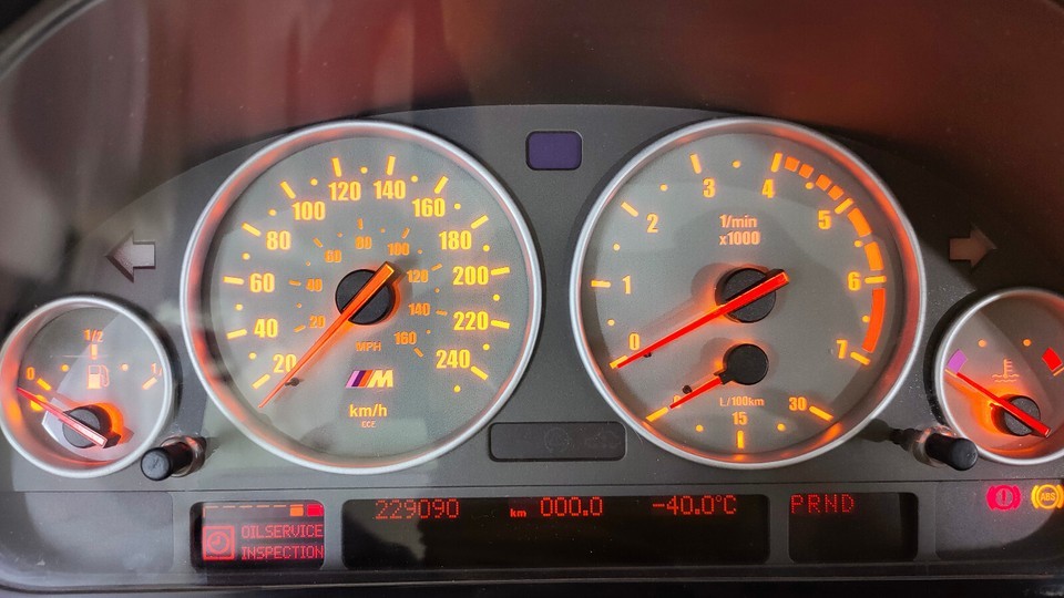 BMW e39 Instrument Cluster Face (Replacement upgrade fit any e39 OEM ins... - $64.35