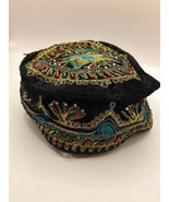 Vintage Islamic Muslim Topi Kufi Handcrafted Embroidered Prayer Cap Coll... - $20.00