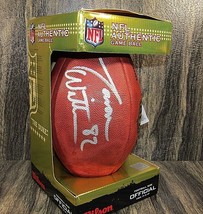 Official Wilson The Duke Football NFL Authentic Game Ball Signed Jason W... - £184.19 GBP