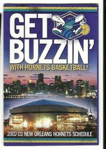 2002 New Orleans Hornets Pocket Schedule - £4.03 GBP