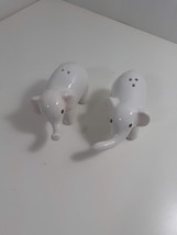 white elephants with pink ears salt and pepper shakers  - $4.95