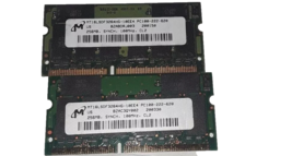 512MB 2X 256MB Sdram Sdr Sd PC100 100MHZ 100 144PIN Non - Ecc 16X8 16CHIPS - £55.37 GBP