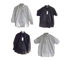 imagewear Women&#39;s Short &amp; Long Sleeve Button Down Work/Dress Shirt Black... - $7.49