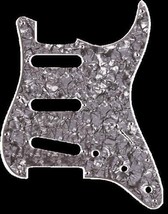 Fender Pickguard, Stratocaster® S/S/S, 11-Hole Mount, Black Pearl, 4-Ply - $49.99