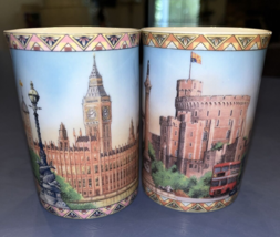 Royal Doulton Everyday Mugs Lot Of 2 London Scenes 1988 England Double Deck Bus - £15.20 GBP