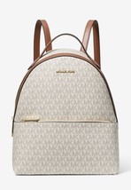 Michael Kors Sheila Medium Logo Backpack Vanilla - £164.81 GBP