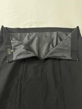 Worthington Women's Black Rear Slit & Zipper Pull-On Pencil Skirt Size 18W image 4
