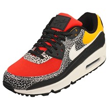 Nike womens AIR MAX 90 Running Shoes, Black/Phantom-Chile Red-Pollen, Size 7 - £98.14 GBP