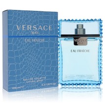Versace Man by Versace Eau Fraiche Eau De Toilette Spray (Blue) 3.4 oz for Men - £62.90 GBP