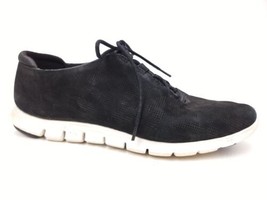 Cole Haan Zerogrand Womens Size 8 Shoes Black Nubuck Perforated Trainer ... - £23.18 GBP