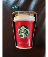 Starbucks 2016 Mug Tumbler Ornament Christmas Holiday 2.75&quot; - $24.65