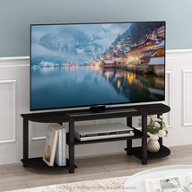 Furinno Turn-S-Tube Wide Tv Entertainment Center, Espresso/Black - £47.15 GBP