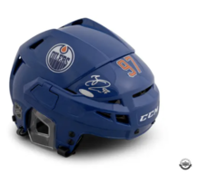 Connor McDavid Autographed CCM Edmonton Oilers Authentic Helmet UDA - $2,495.00