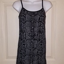 Snake print APT 9 Womens Black Gray Cami/Top Adjustable Straps Size: Small - £9.71 GBP