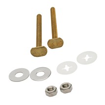 Fluidmaster 7111 Universal 3-Inch Bowl to Floor Bolts, Includes 2 Brass ... - $18.99