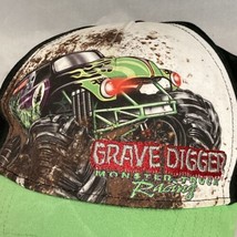 2014 Grave Digger Monster Truck Racing Hat Adjustable Worn &amp; Stained But AWESOME - £15.65 GBP