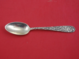 Repousse by Jacobi and Jenkins Sterling Silver Coffee Spoon 5 1/4&quot; Mono John - £38.68 GBP