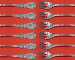 Francis I by Reed &amp; Barton New Script Sterling Silver Cocktail Fork Set ... - £562.89 GBP