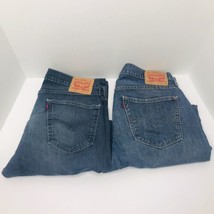 Levi&#39;s 559 / 505 Denim Blue Jeans Mens Size 36 x 34 Lot Of 2 Pair - £31.50 GBP