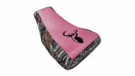 Fits Honda Foreman 500 Seat Cover 2012 To 2013 With Logo Camo Side Pink ... - £31.09 GBP