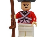 Building Block British Revolutionary Army soldier V2 Minifigure Custom - $6.00