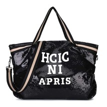 2022 Fashion Women Sequin Letter Printed Top-handle Tote Bag Female Large Capaci - £33.31 GBP