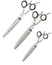Prestige Pro Lefty 7 Inch Dog Grooming Shears Thinning Blenders or Set of All 3  - £175.60 GBP+