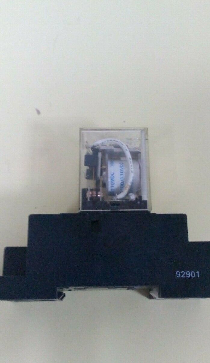 Omron LY2 Control Miniature Control Relay With Socket Base 92901 - $21.99
