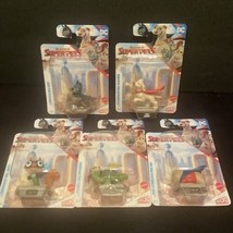 DC League of Superpets Micro Mini Action Figure Mattel Collectible Toys Set of 5 - £9.11 GBP