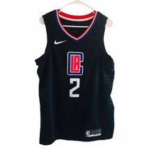 Dri Fit Kawhi Leonard Clippers Authentic Swingman Jersey Size 48 NBA Black - £68.17 GBP