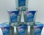 6 Glade Sky &amp; Sea Salt Candles Limited Edition Bsh - £11.72 GBP