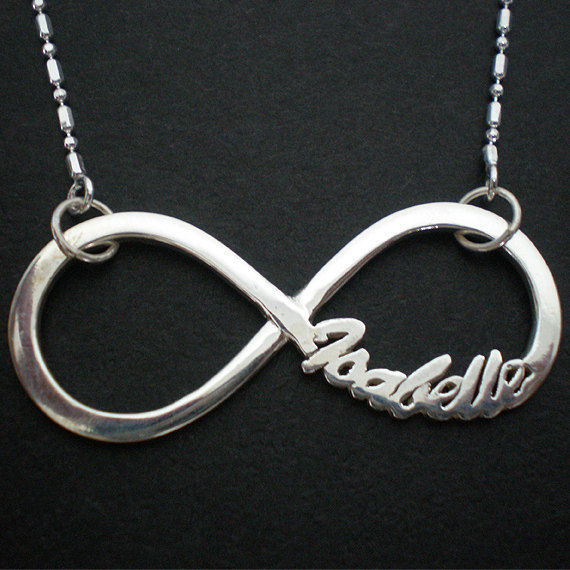Personalized Any Name One Direction Harry Style Infinity Necklace - $69.00